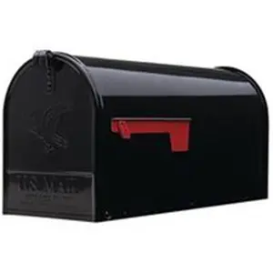 Solar Group  Heavy Duty Medium Premium Mail Box - 11 x 8.75 x 22.875 in. - Black