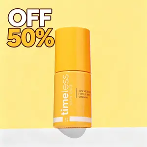 Timeless Skin Care 20% Vitamin C Serum – Hydrating Antioxidant Serum for Glowing, Youthful Skin (30ml)