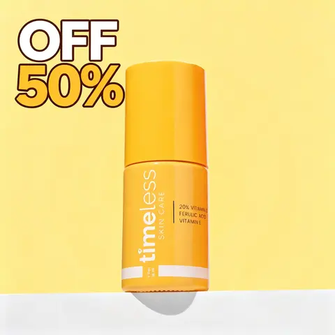 20% High Potency Vitamin C Essential Serum (30ml) - Timeless Face & Neck Skincare for Brightening Skin Routine, Repair, Even Texture, Radiance, Aesthetic Glow, Hyperpigmentation Treatment, Collagen Support, Hydration