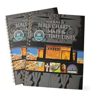 Rose Book of Bible Charts Maps & Time Lines 10th Anniversary Edition Spiral Bound Visual Reference Guide with Study Notebook for Personal Devotions & Sunday School Classes