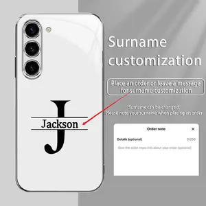 Suitable for [Galaxy S23 5g] New high-end surname name advanced customized mobile phone case, exquisite and gorgeous 995