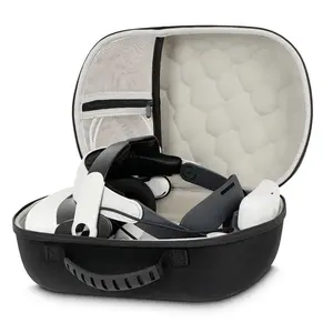 Hard Carrying Case Compatible with Meta Quest 3, Quest 3S and Quest 2 VR Accessories