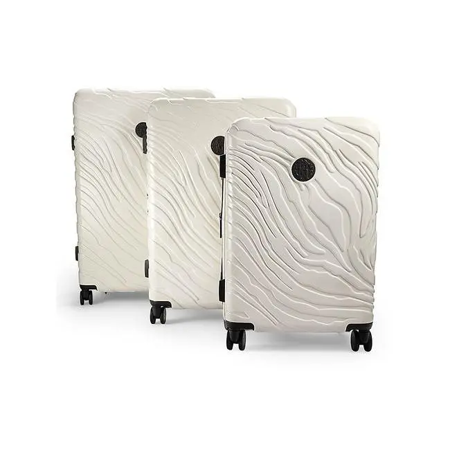 ROBERTO CAVALLI Luxury 3 Piece Luggage Set, Expandable Hard Shell Suitcases with 8 Spinner Wheels