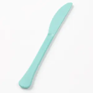 Robin's Egg Blue Heavyweight Plastic Knives