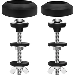 Universal Toilet Tank to Bowl Gaskets Kit, 2PCS 2.75'’ Heavy Duty Toilet Tank Bolts Replacement, Fits Most 2-Inch and 3-Inch Leak Resistance Toilet Flush Valve Opening