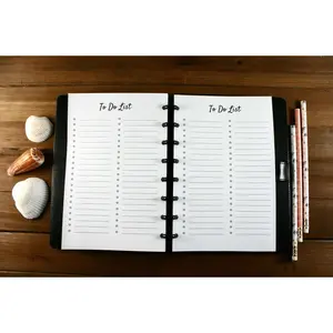 To Do Lists for Half Letter Size Discbound Planners, Fits with Circa Junior, Arc by Staples, TUL Junior, HALF Letter Size (5.5'' x 8.5’'), (Planner sold separately), Budget Planner