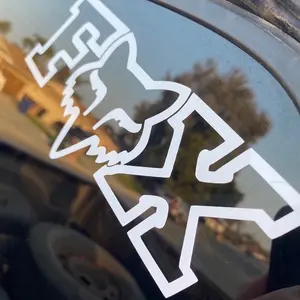 Fox truck vinyl decal sticker