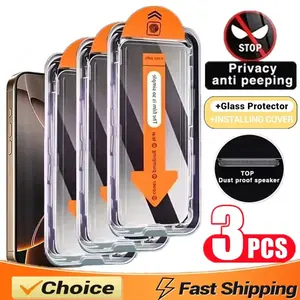 Dust free Anti Spy Glass For Samsung A56 5G S25 Ultra A36 A55 A54 A53 A52s A73 A71 A72 S24 FE S23 Plus S22 S20 Screen Protector