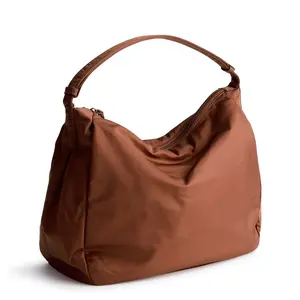Vera Bradley Women's Nylon Hobson Hobo Shoulder Bag Cinnamon