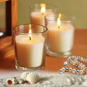 Glass scented candles 8oz set of (4)