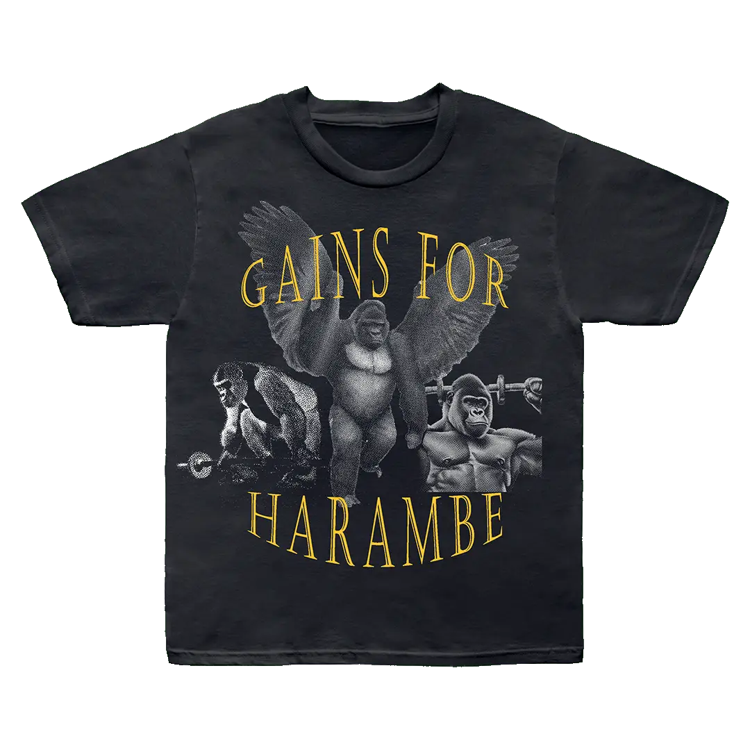 Gains for Harambe T-Shirt