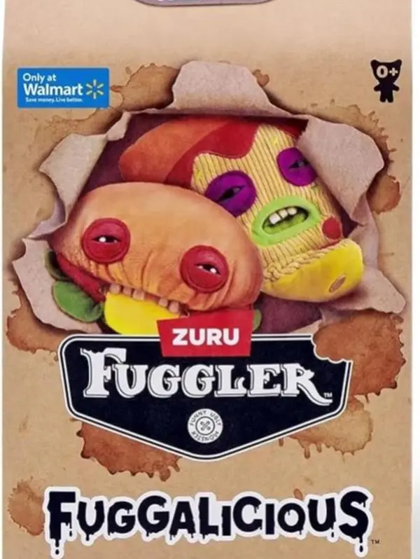 Fuggler ZURU Fuggalicious Mystery Blind Bag, Food Theme Collectible Plush Toy, Includes 1 Blind Bag, 7 in Total to Collect