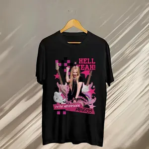 Avril Lavigne Girlfriend T-Shirt, Fan Gift Sweatshirt & Hoodie, Vintage Pop Punk Merch, Retro Comfort Colors Avril Tee for Music Lovers