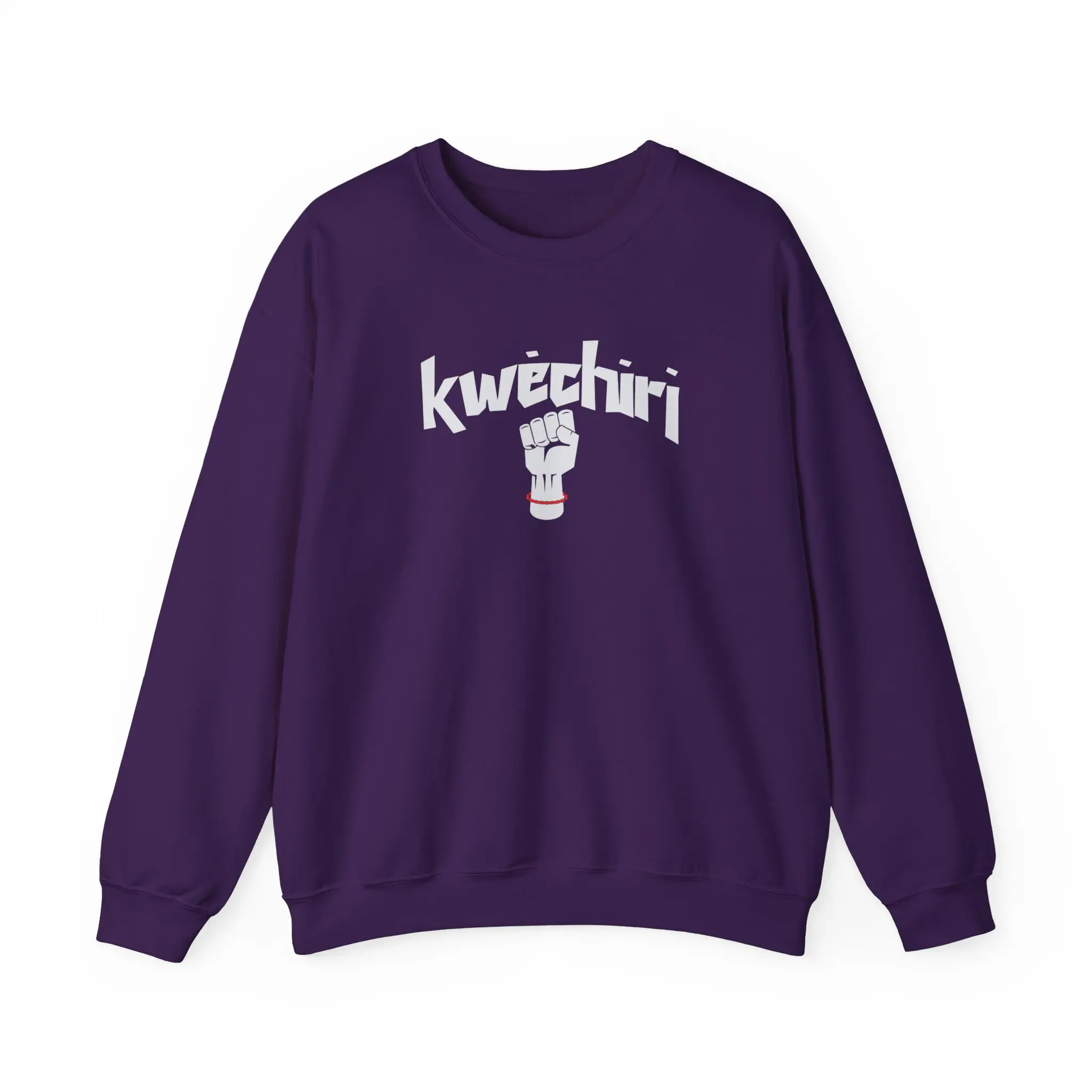 KWECHIRI Unisex Sweatshirt, African Art Pullover, Ethnic Print Jumper, Colorful Graphic Top, Gift for Him/Her, Tribal Design Sweater