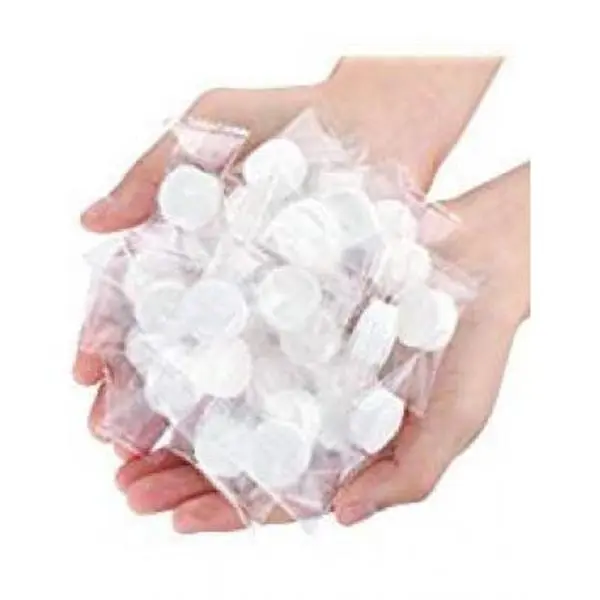 100-Pack Compressed Cotton Towels, Disposable & Compact Wipes (22 x 23 cm) for Travel, Camping, and Emergencies, Survival Kits, Outdoor Survival Kits, Easy To Use, 22 Cm * 23 Cm