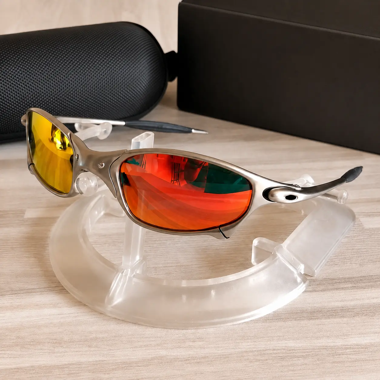 X-Mental Performance Sports Sunglasses UV400 Wraparound Glasses for Cycling Running Driving Travel, Lightweight Wraparound Glasses for Running & Driving, y2k vintage, firmo glasses