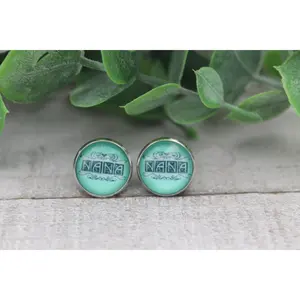 NANA Glass Stud Earrings