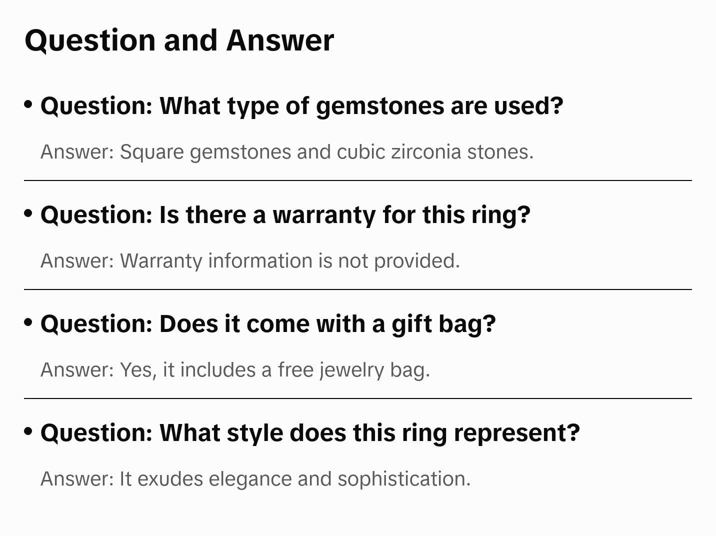 Brand New Sterling Silver 925 Square gemstone Crossover Ring