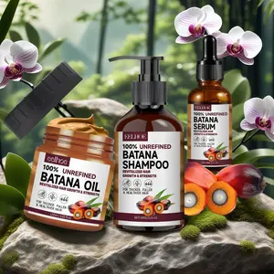 Batana Oil Coconut Hair Care Set, 3pcs/set Shampoo & Conditioner Serum, Deep Moisturizing Hair Care Product, Hydrating Hair Care Product for Women & Men, Haircare