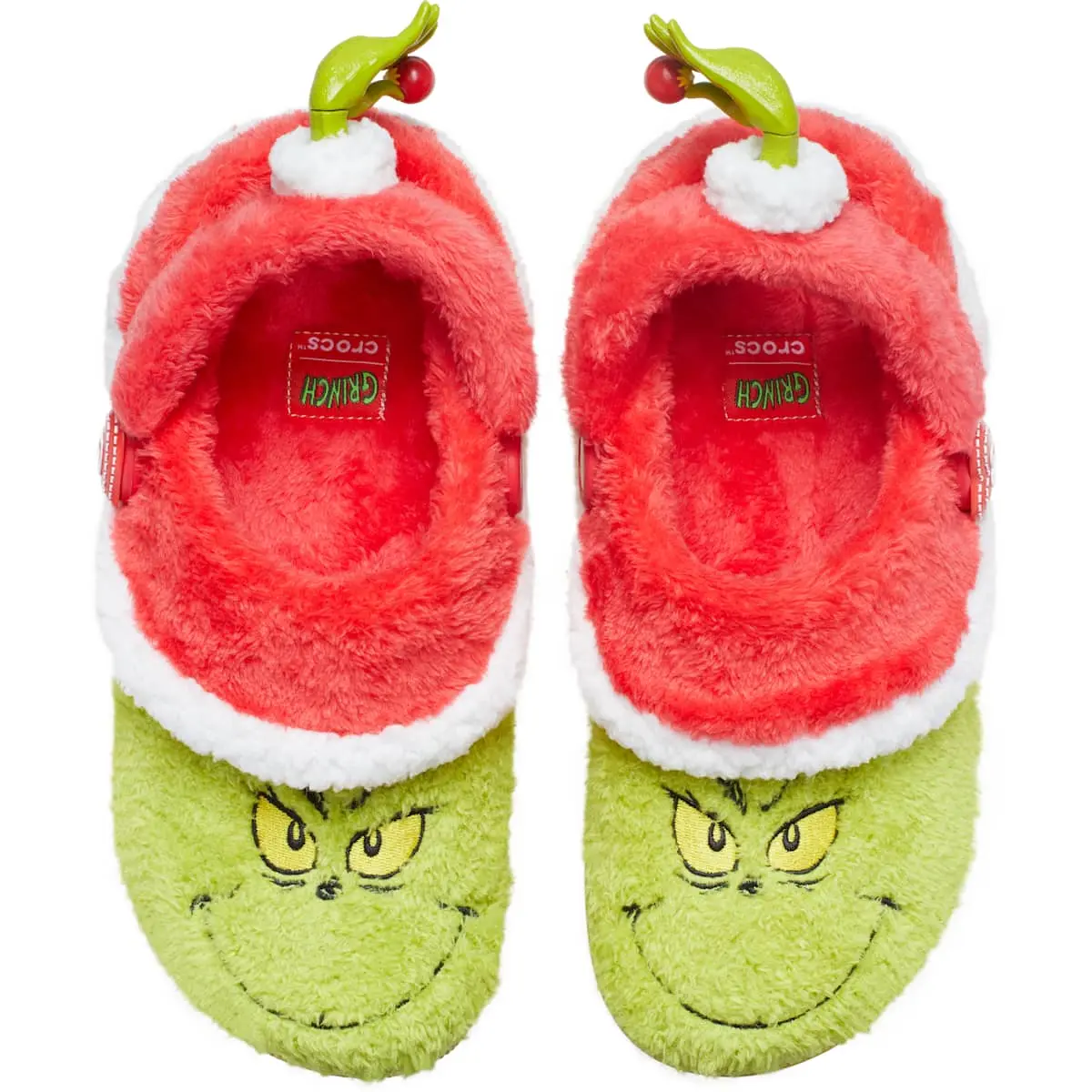 Crocs Adult The Grinch Classic Lined Clogs, Fuzzy Slippers, Novelty Holiday Shoes Crocs Adult The Grinch Classic Lined Clogs, Fuzzy Slippers, Novelty Holiday Shoes