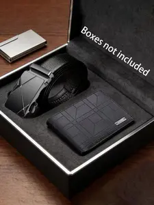 Men's Fashion Trendy Exquisite Belt Set with Wallet, Classic Style, Perfect Gift for Valentine's Day, Father's Day, Christmas, Birthday