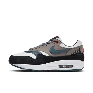 Men's Nike Air Max 1 PRM "Escape" White/Slate Blue-Black (FJ0698 100)
