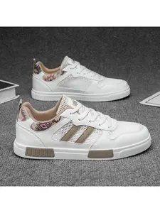 Men's Fashion Breathable Hollow-Out Casual Shoes, Large Size Sport Sneakers for Daily Wear, Comfortable Athletic Footwear