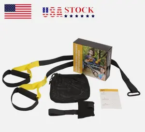 Home Gym Suspension Resistance Strength Training Fitness Straps Workout Trainer