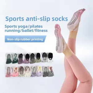 Comfort Cross Strap Yoga Socks Non-Slip for Women