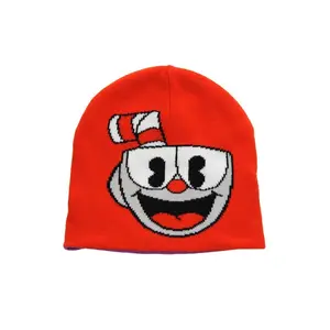 Reversible Cuphead Knit Hat