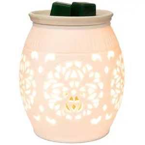 Scentsationals Wax Melt Warmer Wax Warmer for Scented Wax Melts - Boho Collection Rococco - Candle Wax Melter for Fragrance Cubes and Tarts