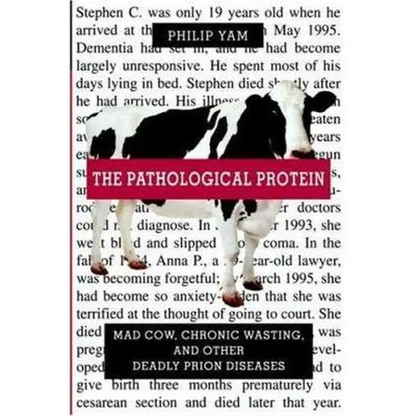 USED-The Pathological Protein: Mad Cow, Chronic Wasting, and Other Deadly Prion Diseases by Yam, Philip (Hardcover)