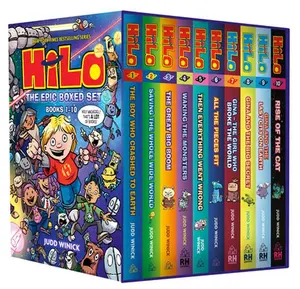 Hilo: The Epic Boxed Set (Books 1-10): (A Graphic Novel Boxed Set) -- Judd Winick, Mixed Media Product