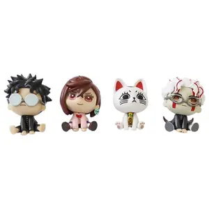 4Pcs Set Anime DAN DA DAN 6cm Ayase Momo Takakura Ken Action Model Pvc Toy Collection Desktop Accessories Gift