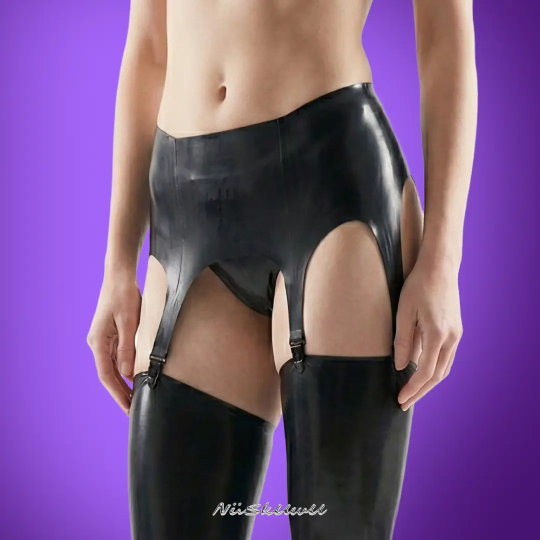 NuskUwU Latex Garter Belt - TikTok Shop NuskUwU Latex Garter Belt - TikTok Shop