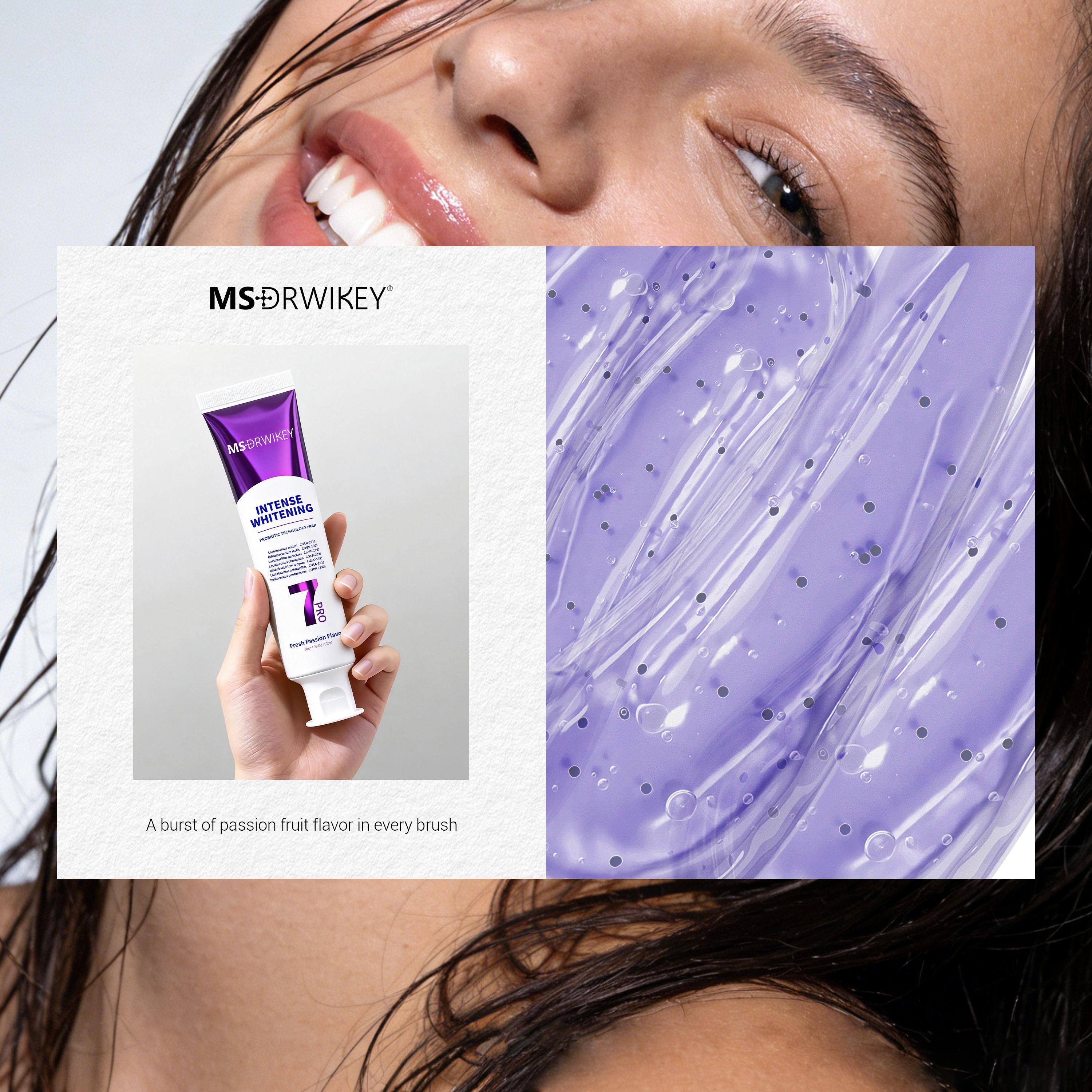 New 7-Pro Intensive Toothpaste | Upgraded Purple Formula with 7 Probiotics | Deep Enamel Repair & Long-Lasting Freshness