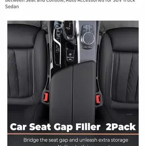 Car Seat Gap Filler - Fits Gaps 1-1.4" Plug-In Ready No Tools No Fuss Easy Installation