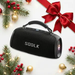 SODLK Bluetooth Speaker, 100W PeakBooming Sound Speakers Wireless, Dual Pairing, XBass, Bluetooth 5.3, 9000mAh Power Bank, Portable Outdoor Waterproof Speaker for Camping, Beach and Party