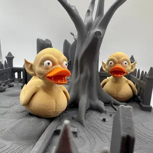3D printed monster Duck - Garden, bookshelf and outdoor decorative statues, Halloween party horror ornaments, holiday table ornaments, unique collectible home decorations, holiday decorations, birthday gifts