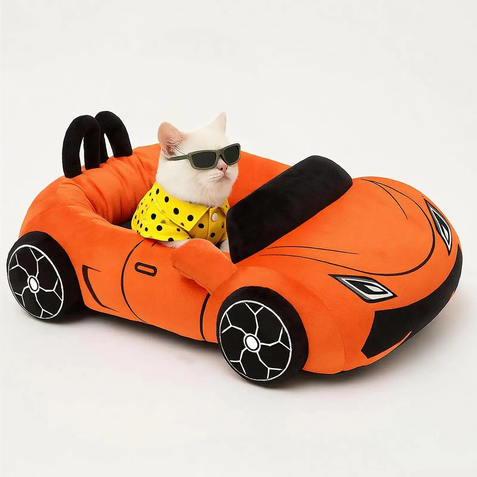 Catails Car Cat Beds  Soft Small Dog Beds,cat house  Washable Pet Beds for Puppy and Kitty, Funny Supercar Shape, Soft pet bed suitable for cats and small dogs 24 Inch pet bed Shaped Beds #SummerSale