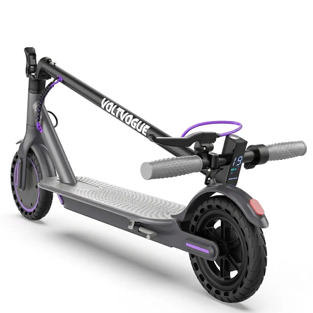 350W Electric Scooter,19MPH Top Speed,15 Miles Long Range Lightweight Bluetooth Scooter,Foldable Commuter E-Scooter with 8.5" Solid Tires,4 Speed Modes Adult Electric Scooter,Dual Brake System & APP Control for City/Daily/Urban Commute