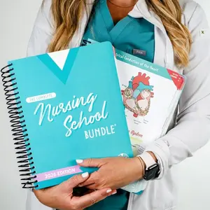 The Complete Nursing School Bundle 2026 Edition Spiral Bound Study Companion for Nursing Students with Essential Concepts & Quick Reference Guides