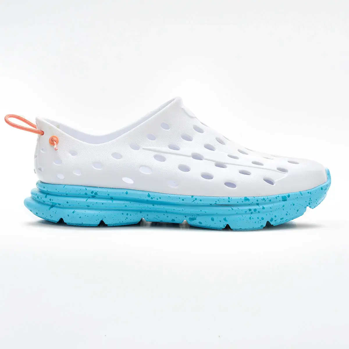 Speckled Foam Slip-On Shoe, Cushioned Casual Trainer for Walking and Recovery, Durable and Quick-Drying Perforated Footwear, Walking Shoes