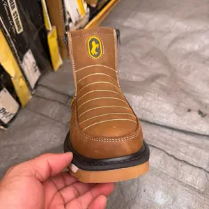 Botin Doble Cierre Suela Anti Derrapante Potrillo - Double Closure Anti-Slip Sole Boot