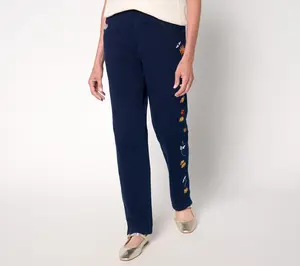 Quacker Factory DreamJeannes Regular All A Buzz Straight Leg Pants