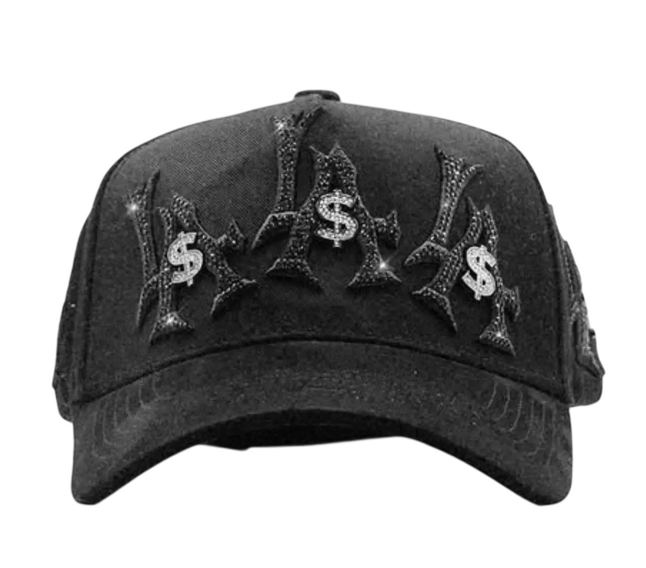 CASHED OUT HATS LA MONEY BLACK SNAPBACK HAT FULL SET! COLAMONEY BLK