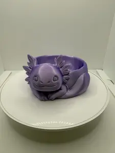 Axolotl Trinket Dish | Cute Jewelry & Ring Holder