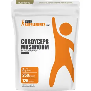 BulkSupplements - Cordyceps Mushroom Extract Powder - Immune - Heart Health - 250g - 2g per Serving