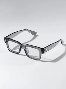 Classic Flat Lenses Glasses, Elegant High Intelligence Style, Unisex Tr Durable Frame, Ultra-Light Perfect for Work & Daily Use