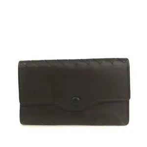 Pre-owned Bottega Veneta other Small Leather Goods Intrecciato Lambskin 6 Ring Key Case Brown 11512734597/104152